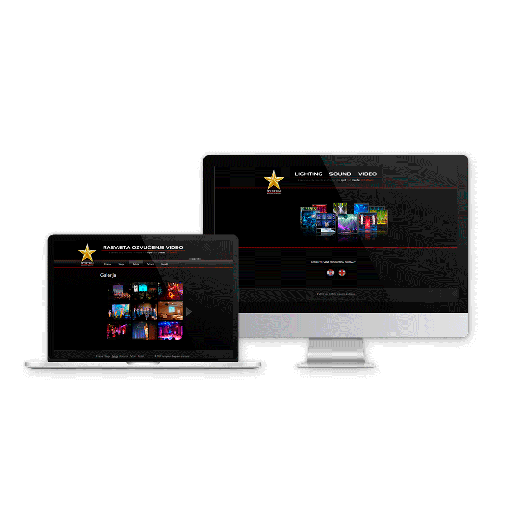 Izrada web stranice za Star System