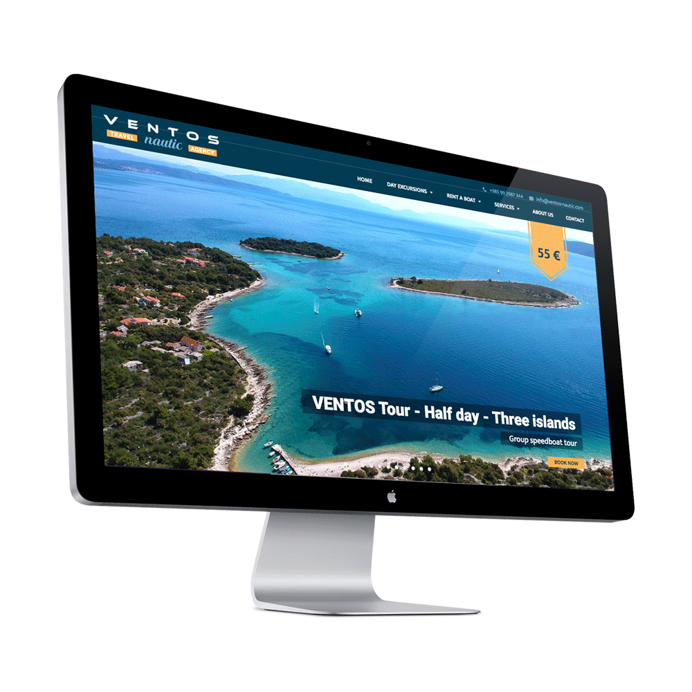 Izrada web stranice Ventos Nautic
