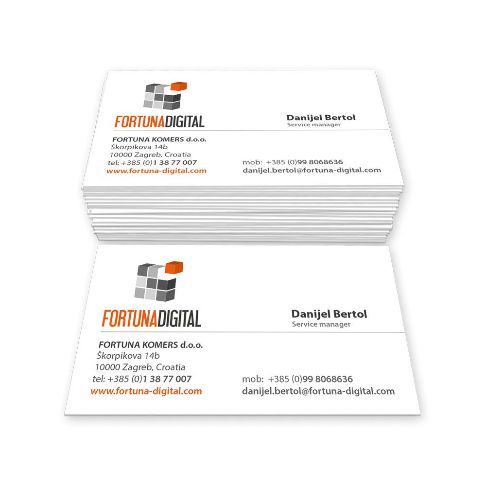 Izrada vizualnog identiteta, Fortuna digital